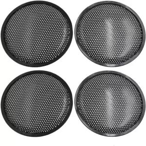 uxcell 4pcs 8인치 블랙 메탈 자동차 스피커 서브우퍼 메쉬 커버 보호 그릴 교체