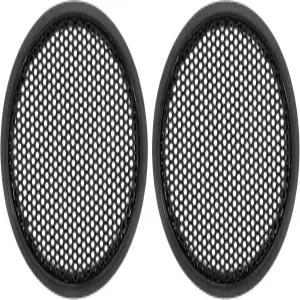 X AUTOHAUX 2pcs 1.5인치 블랙 오디오 스피커 커버 메쉬 서브우퍼 그릴 혼 가드 프로텍터