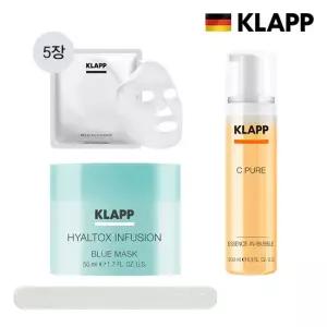 [KLAPP] 클랍 C퓨어에센스 +블루 마스크팩 1개+모델링밴디지5+스파츌라