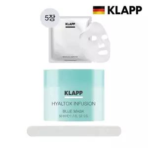 [KLAPP] 클랍 히알톡스 블루 마스크팩 1개+모델링밴디지5+스파츌라