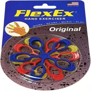 FlexEx 특허 손 운동기 - 물리 치료 음악가 및 운동선수를 위한 오리지널 미국산 그립 강화기