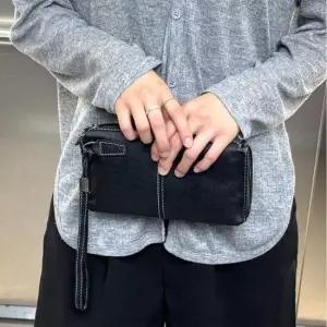 WL 손목 스트랩 카드 휴대폰 립스틱 보관 미니 클러치백 다양한 스타일 고정 가능한 스트랩