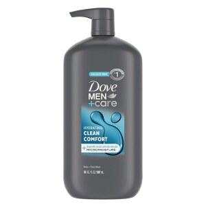 DOVE 남성 케어 바디 페이스 워시 기술로 24시간 남성용 30 깨끗한 수분 컴포트