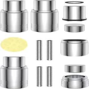 터툴러스 4pcs 알루미늄 스피커 격리 발 사운드 자기부상 스탠드 턴테이블 48mm×42mm