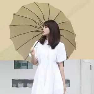 WL 투톤 나무 우드 손잡이 자동 대형 16K 장우산 킹스맨우산 큰우산 장대우산 특이한우산