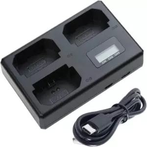 NPFZ00 카메라 배터리 충전기 ZVE FX3 A A9 II A7R V A7S III A7 IV A6600 A7C 호환 LCD 디스플레이로