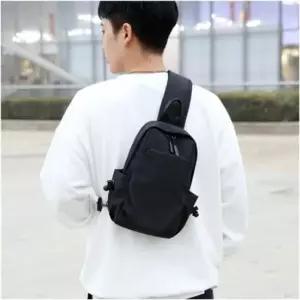 커플 메신저백 슬링백 허리색 가죽 보조 더플백 여행 의류