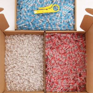 수축 커넥터 슬리브 버트 절연 전기 케이블 와이어 터미널 튜브 커넥터 솔더 전기 스플라이스 스플라이스