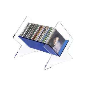 아크릴 수납장 dvd cd 보관함 게임 틈새 보관랙 진열 레코드 케이스