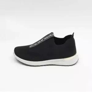 여성 단화 슬립온 베이직 밴딩 금박 데일리 영문 일상