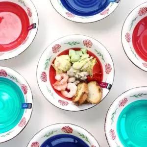 예쁜접시 로얄보덴 플레르 카레 파스타볼 1P (1BOX/20개)