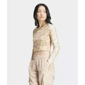매장정품 ADIDAS 아디다스 AOP 3S 크롭 탑 - 베이지 IY0780 1551896