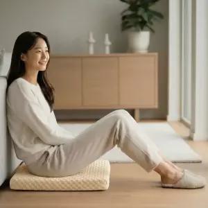 천연라텍스 오가닉코튼 방석 5cm L