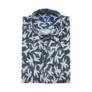 [갤러리아] 예작26년S/S(일반핏)폴리서커 프린트 여름반팔셔츠 YJFMUA653NY
