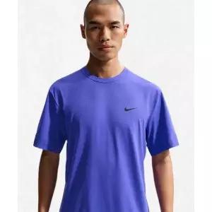 [나이키] NIKE 드라이 핏 UV 하이버스 반소매 피트니스 탑 M - 페르시안 바이올렛 블랙 DV9840-510