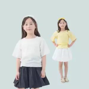 아동복 여아 상하세트 여름 티셔츠 볼륨 스커트 코디 키즈 데일리 리오셀 여름신상