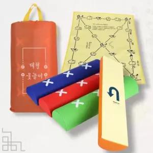 어린이집교구 민속놀이 컬러 대형 윷놀이 (국내생산) 세트