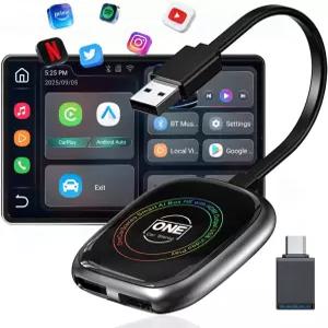HDMI 출력/USB 입력 안드로이드 오토 비디오 박스 스트림 OEM 유선 자동차 플레이 유튜브 넷플릭스 틱톡