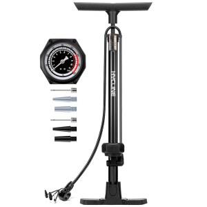HYCLINE 게이지 바이크 플로어 펌프: 풀 사이즈 109.2CM(43인치) 160PS