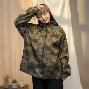 남녀공용 봄 카모 패딩 점퍼 후드집업