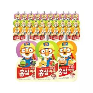[팔도] 뽀로로 홍삼쏙쏙 30개 혼합 (사과매실 10 포도블루베리 10 오렌지 10)..[35912246]