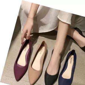 플랫슈즈 여성 장마철 고무단화 젤리슈즈 레인슈즈