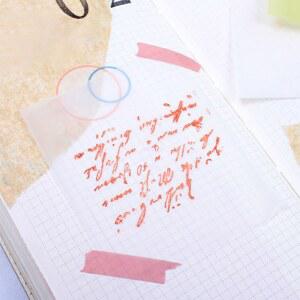 트레이싱지 트레싱지 50PCS 트레이싱 컬러 가지 10CM 카드 빛깔의 반투명 15 투명 종이 황산 스크랩북킹 여러