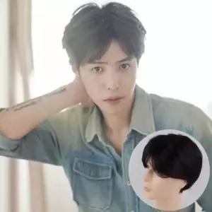 남성용 가름마 내츄럴 패션 가발 전체가발 통가발 남자가발