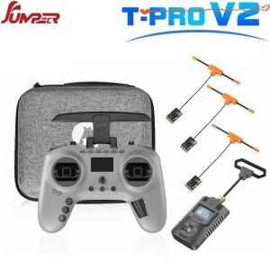 점퍼 T-Pro V2 ELRS 1000mW 30dBm JP4IN1 홀 짐벌용 무선 제어 드론 비행기 다중 프로토콜 Flysky