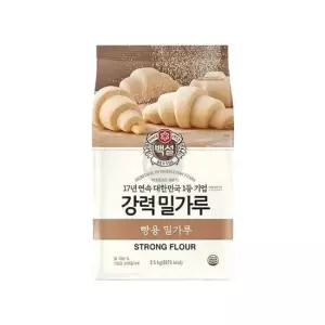 친절한탄씨 bns 백설 밀가루 강력분 25Kg X 6개 빵용밀가루 베이킹용밀가루 강력분 피자용밀가루