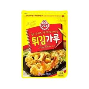 친절한탄씨 bns 오뚜기 튀김가루 1Kg X 5개 분식집 식자재 김말이 바삭한튀김가루 업소용튀김가루