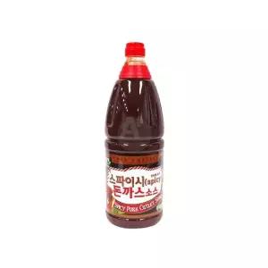 친절한탄씨 bns 미담채 스파이시 돈까스 소스 2Kg X 4개 돈카츠양념 매운맛 업소용소스 매운돈까스소스