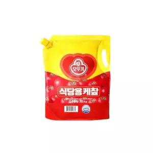 친절한탄씨 bns 오뚜기 식당용 케찹 3.3Kg X 4개 대용량 업소용 케첩 토마토케첩 업소용케찹 식당용케찹