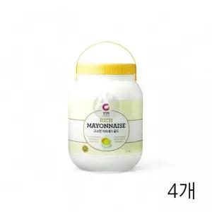 친절한탄씨 WL 청정원 고소한 마요네즈 골드 3.2Kg X 4개 업소용 식당용마요네즈 대용량 식자재