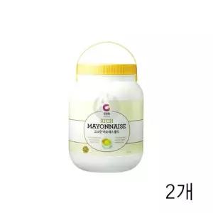 친절한탄씨 WL 청정원 고소한 마요네즈 골드 3.2Kg X 2개 업소용 식당용마요네즈 대용량 식자재
