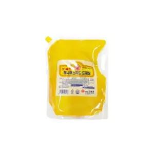 친절한탄씨 bns 오뚜기 오쉐프 허니머스타드 드레싱 2Kg X 6개 디핑소스 노란색 머스타드양념 양념재료