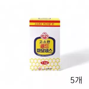 친절한탄씨 WL 오뚜기 고소한 골드 마요네즈 1Kg X 5개 식자재 업소용 식당용 식자재유통 식자재마트