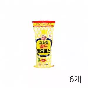 친절한탄씨 WL 오뚜기 고소한 골드 마요네즈 800g X 6개 식재료 가정용 식당용 업소용마요네즈