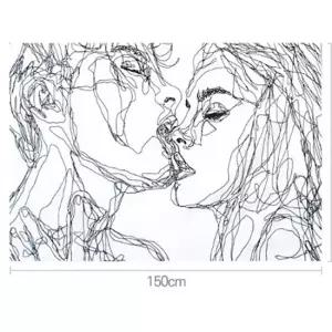 면 그림 데코용 현관 액자 명화 가림천 인테리어액자 감성액자 북유럽풍 현관액자 꾸미기