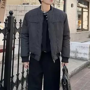 남자 숏패딩 바이커 항공 점퍼