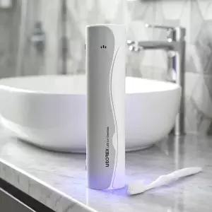 유토렉스 그레이스 UV-C 무선 휴대용 칫솔살균기 UTC-28G 라이트그레이