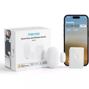 Meross 스마트 WiFi 도어 및 창 센서 키트 Apple HomeKit 지원 Alexa 도난 경보용 SmartThings 328피트 범