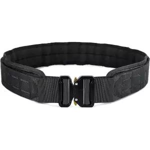 WOLF TACTICAL 몰리 전투 벨트 전쟁 전술 건 듀티 2인치 빠른 릴리스
