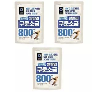 청정원 구운소금500gx3 순 수천혜염