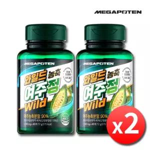 메가포텐 와일드 농축 여주정 x 2병 4개월분 국산 유기농 여주 바나바잎 추출물 여주환 여주 바나바환