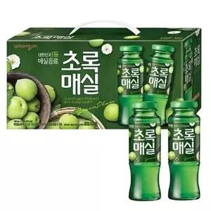 초록매실 음료 180ml 12팩 음료수 음료세트 매실주스 매실음료 과일음료