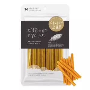 강아지 말랑 고구마 스틱 100g 1P 노령견 영양 져키 강아지고구마간식