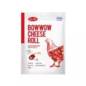 바우와우 치즈롤 치킨 200g 1팩 반려견큐브 반려견큐브간식