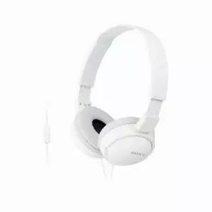 소니 스테레오헤드폰 MDR-ZX110AP 흰색 / 핸즈프리 (1개입)