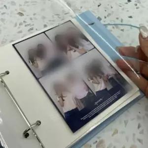 [문구/오피스] 네컷 접착식 인생사진 포토북 앨범 블루